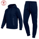 Navy XL Men's Tech Fleece Hoodie & Jogger Set (Sizes, S to 3XL)
